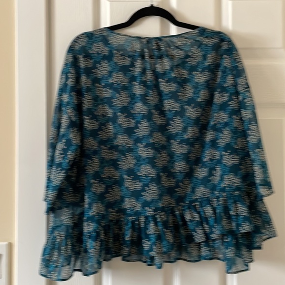 Anna Sui for Uniqlo sheer boho blouse - Picture 9 of 10